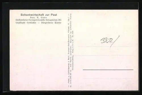 AK Gardessen /Braunschweig, Ortsansicht vom Flugzeug aus, Schankwirtschaft E. Goes