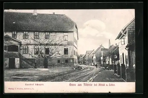 AK Föhrste bei Alfeld a. Leine, Gasthof Schaper