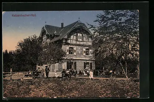 AK Stuttgart, Gasthaus Katzenbacher Hof