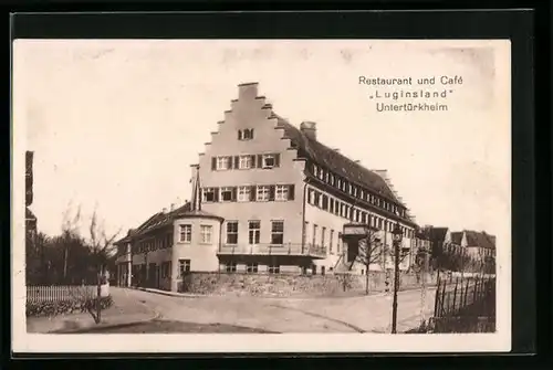 AK Untertürkheim, Restaurant und Cafe Luginsland