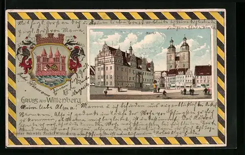 AK Wittenberg, Blick auf den Markt