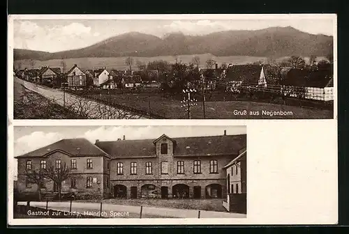 AK Negenborn, Gasthof zur Linde, Heinrich Specht