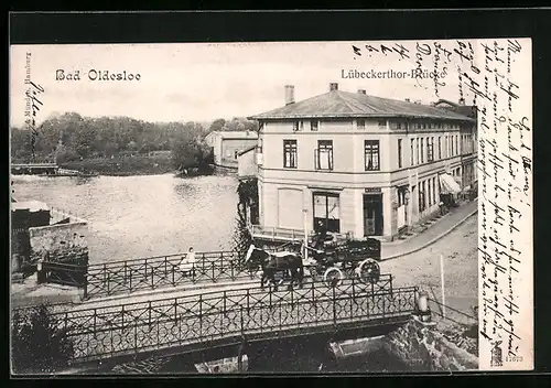 AK Bad Oldesloe, Lübeckerthor-Brücke