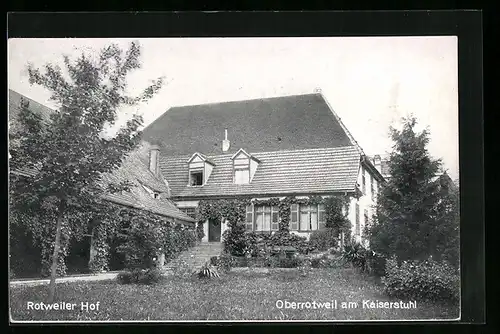 AK Oberrotweil am Kaiserstuhl, Rotweiler Hof