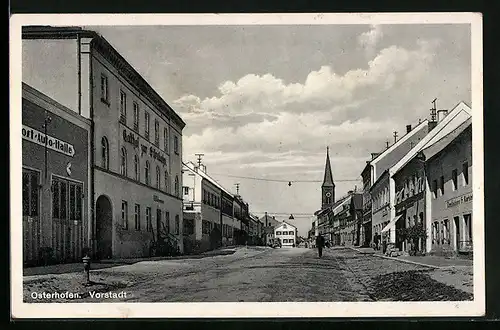 AK Osterhofen, Blick auf die Vorstadt