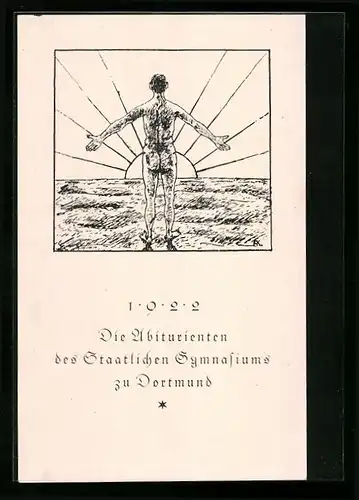 AK Dortmund, Die Abiturienten des Staatlischen Gymnasiums 1922, Absolvia