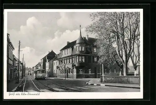 AK Köln-Dünnwald, Gaststätte Jägerhof, Bes.: Josef Melzer, Berlinerstrasse 973