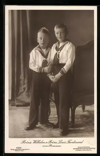 AK Prinz Wilhelm & Prinz Louis Ferdinand von Preussen