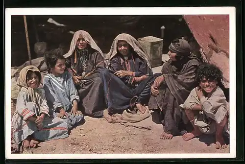 AK Palestine, Arab desert-dwellers, arabische Volkstypen