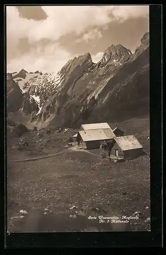 AK Wasserauen, Serie Wasserauen-Meglisalp, Hüttenalp