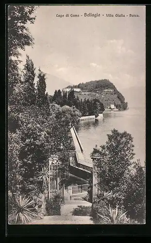 AK Bellagio /Lago di Como, Villa Giulia, Parco