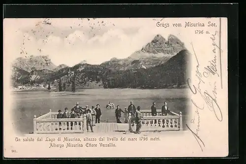 AK Misurina /Misurina See, Albergo Misurina & Panorama