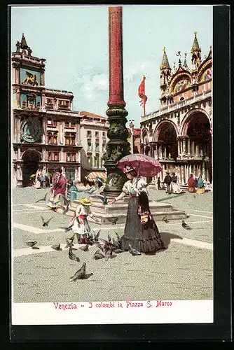 AK Venezia, I colombi in Piazza S. Marco