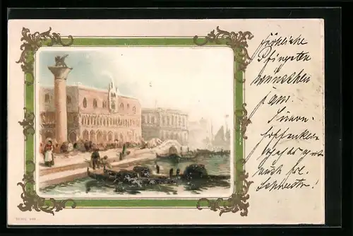 Lithographie Venezia, Piazza San Marco