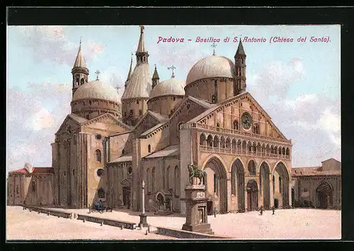 Lithographie Padova, Basilica di S. Antonio (Chiesa del Santo)