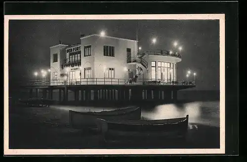 AK Anzio, Lido Dea Fortuna di notte