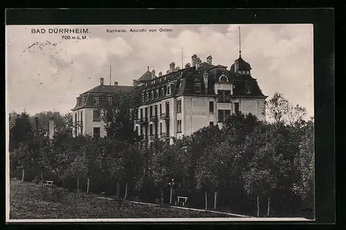 AK Bad Dürrheim, Kurhaus von Osten