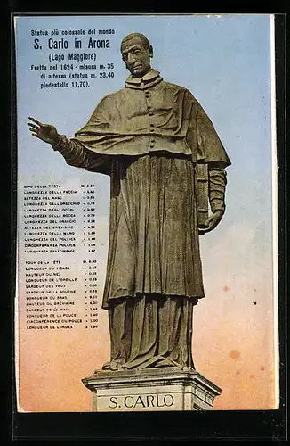 AK Arona, Statua piu colossale del mondo S. Carlo