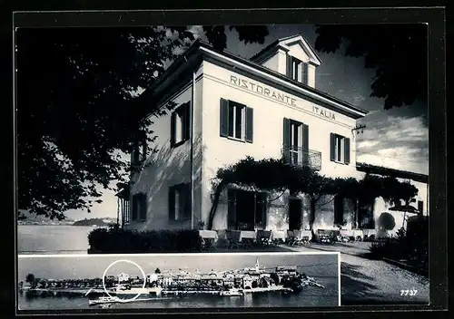 AK Isola Pescatori /Lago Maggiore, Albergo Ristorante Italia