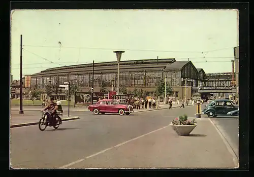 AK Berlin, Am Bahnhof Friedrichstrasse