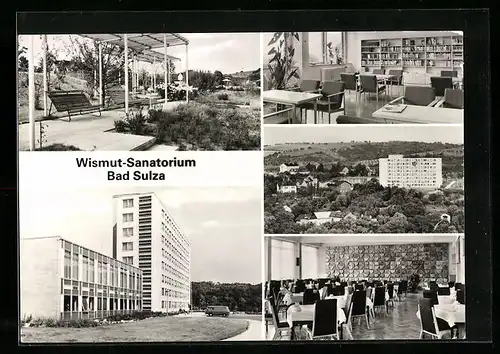 AK Bad Sulza, Ansichten vom Wismut-Sanatorium