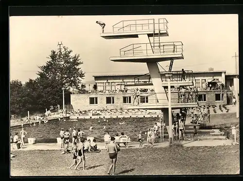 AK Bad Salzungen /Thür., Schwimmbad An den 3 Eichen