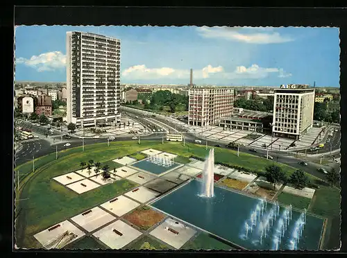 AK Berlin, Ernst-Reuter-Platz aus der Vogelschau