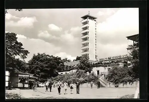 AK Berlin, Müggelturm mit Restaurant