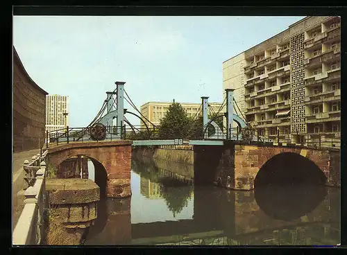 AK Berlin, Partie an der Jungfernbrücke