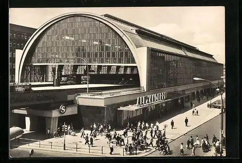 AK Berlin, S-Bahnhof Alexanderplatz