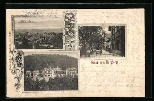 AK Ellrich, Sanatorium Sülzhayn, Restaurant Burgberg, Ellrich a. Harz