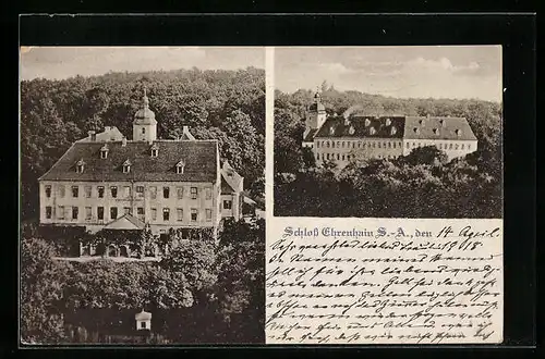 AK Ehrenhain S.-A., Ansichten vom Schloss