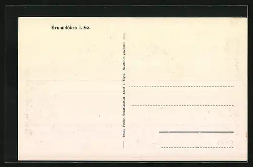 AK Brunndöbra i. Sa., Turnhalle mit Wanderherberge des 14. Turnkreises Sachsen, Blick auf den Aschberg, Mühlbachtal