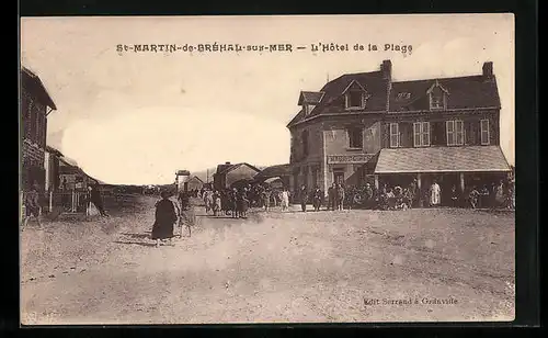 AK Saint-Martin-de-Bréhal-sur-Mer, L`Hotel de la Plage