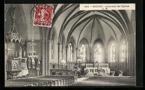AK Brécey, Interieur de L`Eglise