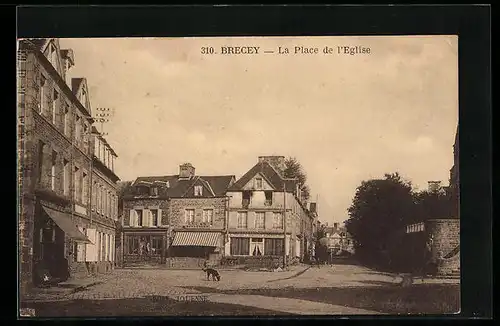 AK Brécey, La Place de l`Eglise