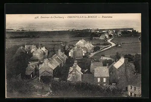 AK Omonville-la-Rogue, Panorama