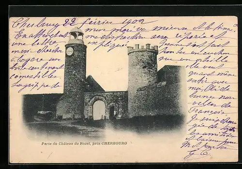 AK Rozel, Porte du Chateau du Rozel, pres Cherbourg