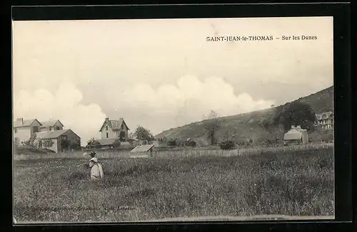 AK Saint-Jean-le-Thomas, Sur les Dunes