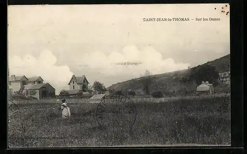 AK Saint-Jean-le-Thomas, Sur les Dunes