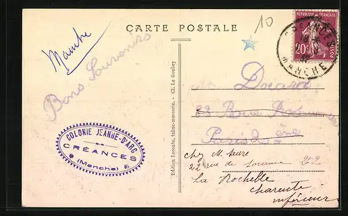 AK Creances, Vue a l`Est du Bourg