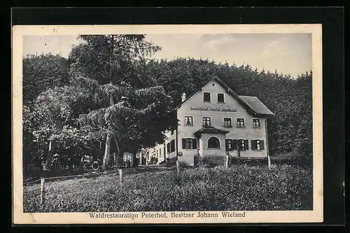 AK Peterhof, Waldrestauration, Bes. Johann Wieland
