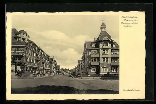 AK Bad Dürrheim im Schwarzwald, Partie in der Friedrichstrasse