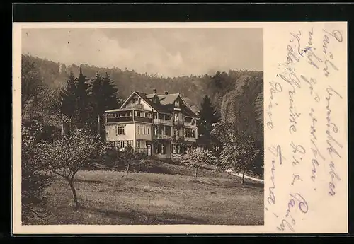 AK Badenweiler, Pension Haus Ruppert