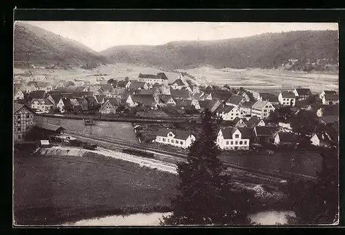 AK Immendingen, Blick vom Donauufer