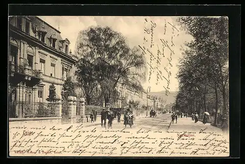 AK Trier, Häuserpartie in der Nordallee