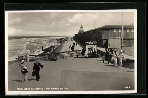 AK Norderney, Badestrand Nordbad