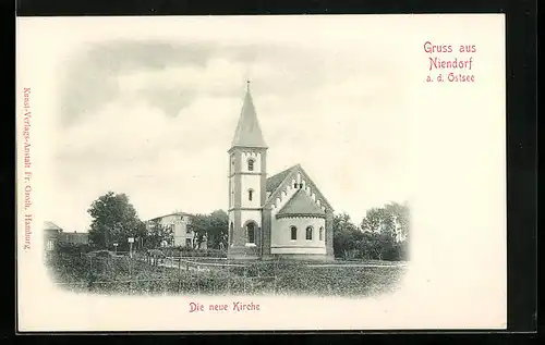 AK Niendorf a. d. Ostsee, Die neue Kirche