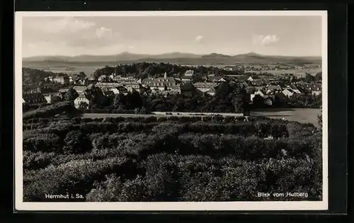 AK Herrnhut i. Sa., Blick vom Hutberg