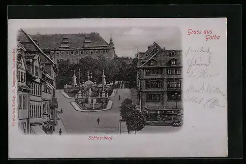 AK Gotha, Partie am Schlossberg